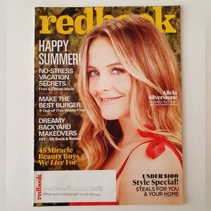 Redbook Magazine July August, 2018 - Alicia Silverstone - Happy Summer!